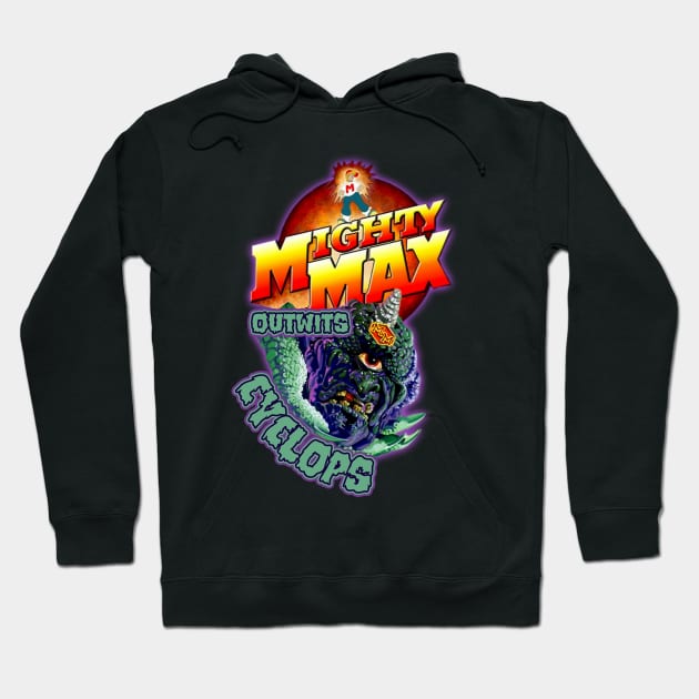 Mighty Max Outwits Cyclops Hoodie by The Dark Vestiary